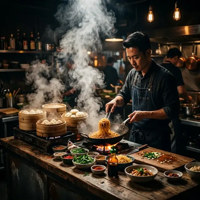 cocción intensa barra street food japonesa Lima