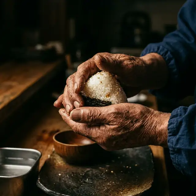 manos maestro shokunin preparando comida japonesa Lima